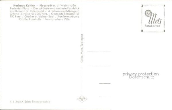 Neustadt Weinstrasse Kurhaus Kohler – Bild 2