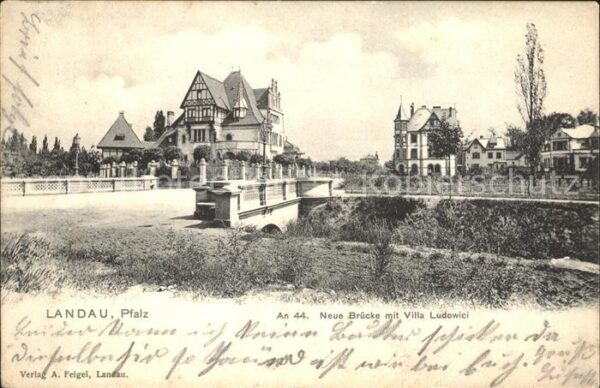 Landau Pfalz Neue Bruecke Villa Ludowici