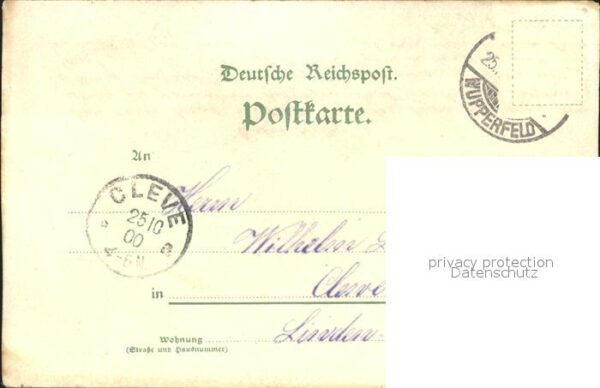 Barmen Wuppertal Ruhmeshalle Litho – Bild 2