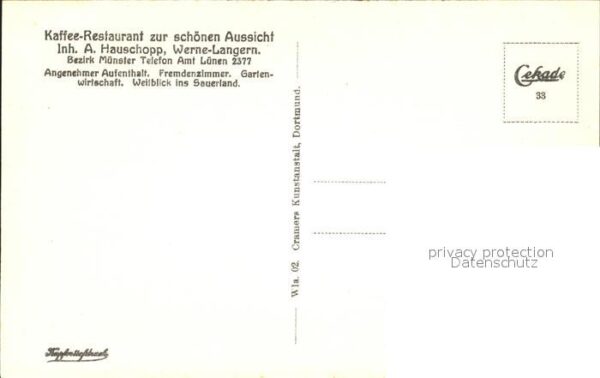 Langern Lippe Restaurant zur schoenen Aussicht Schloss Buddenberg – Bild 2