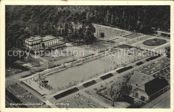 Neu-Isenburg Waldschwimmbad Fliegeraufnahme