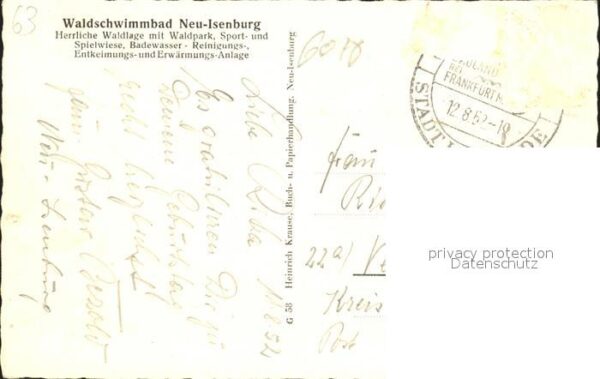 Neu-Isenburg Waldschwimmbad Fliegeraufnahme – Bild 2