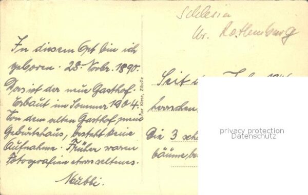 Rossnitz Wlostowice  Hentschels Gasthaus – Bild 2