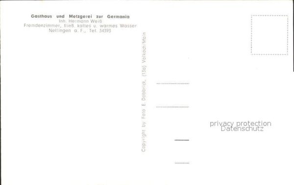 Nellingen Fildern Gasthaus-Metzgerei Zur Germania – Bild 2