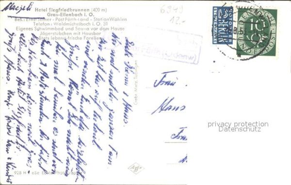 Gras-Ellenbach Hotel Siegfriedbrunnen – Bild 2