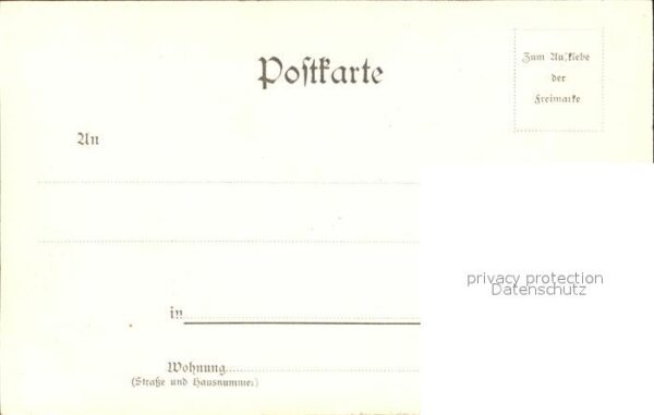Arborn Kuenstlerkarte K. Weckerling – Bild 2