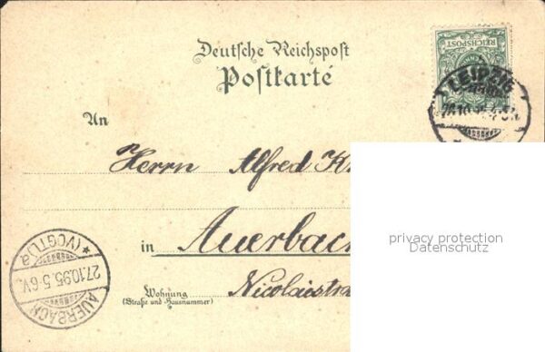 Leipzig Justitia Kuppel Reichsgericht Wilhelm II. Wilhelm I. Litho – Bild 2