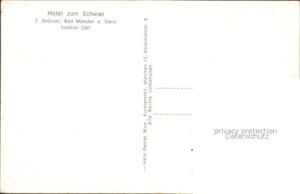 Bad Muenster Stein Ebernburg Hotel zum Schwan – Bild 2