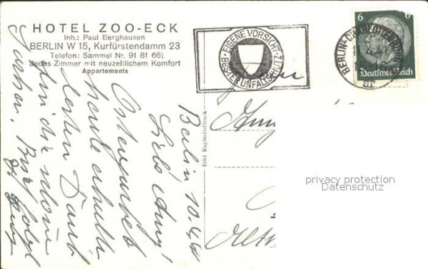 Berlin Hotel Zoo-Eck – Bild 2