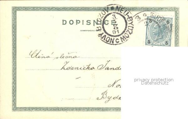 Kleeblatt-Litho Dobra Voda u Ceskych Budejovic Beseda Namesti – Bild 2