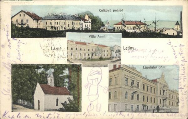 Lazne Letiny Bad Lettin Celkovy pohled Lazensky dum Villa Anna