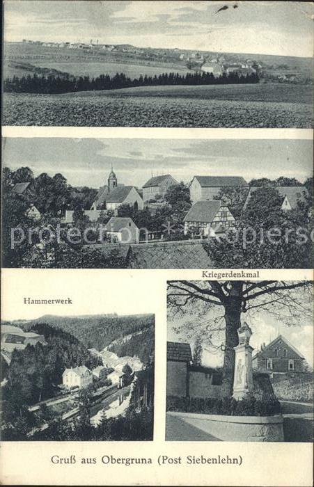 Obergruna Hammerwerk Kriegerdenkmal