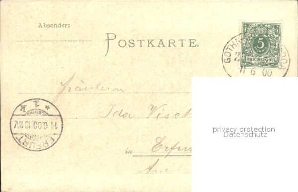 Luisenthal Litho Bahnpost-Stempel – Bild 2