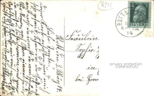 Rott Lech Hauptstrasse Gasthaus Dorfpartie Lourdes-Grotte Wallfahrtskirche – Bild 2