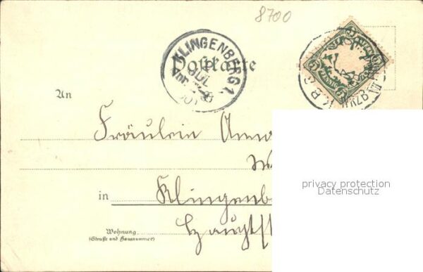 Wuerzburg Totalansicht Litho – Bild 2