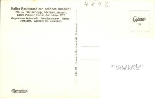 Langern Lippe Restaurant zur schoenen Aussicht Schloss Buddenberg – Bild 2