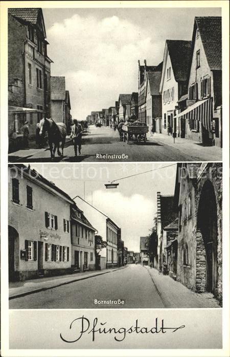 Pfungstadt Rheinstrasse Bornstrasse Gasthaus zum Adler