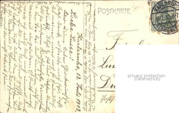 Karlsruhe Luisenschule 1912 – Bild 2