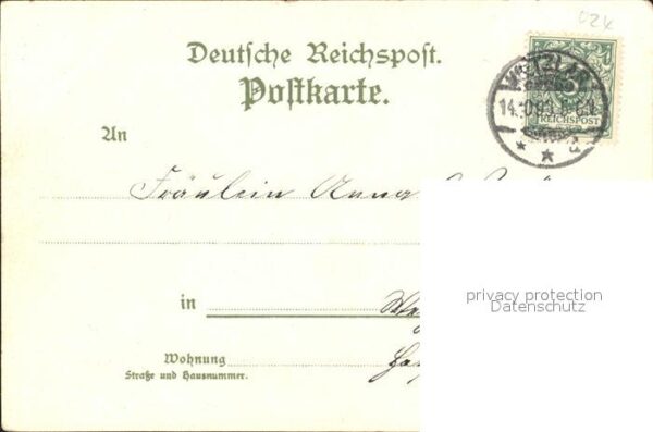 Wiesbaden Kronplatz Neues Theater Litho – Bild 2