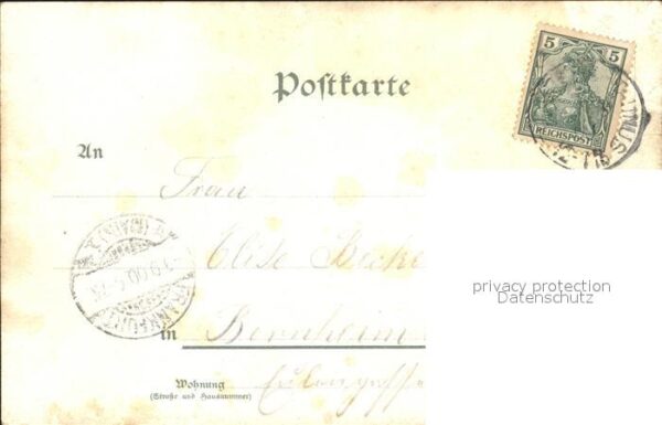 Feldberg Taunus Fuchstanz Litho – Bild 2