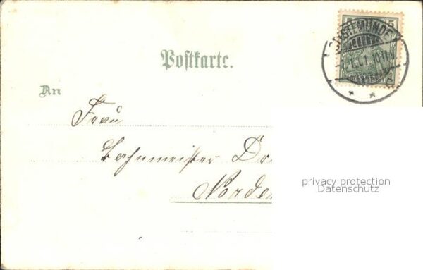 Bremerhaven Geestemuende Hafen Steuermannschule Litho – Bild 2