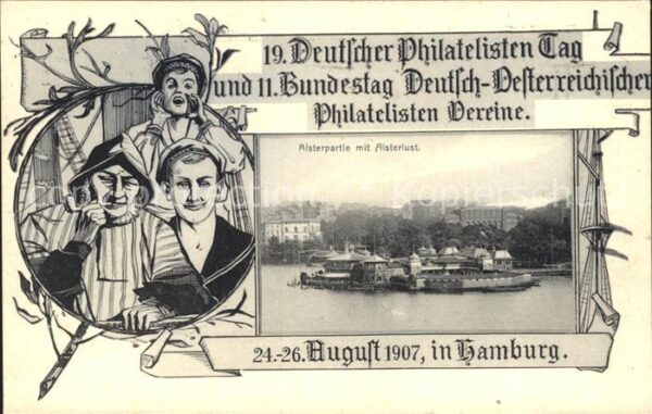 Hamburg 19. Deutscher Philatelisten Tag 11. Bundestag Deutsch-oesterreichischer