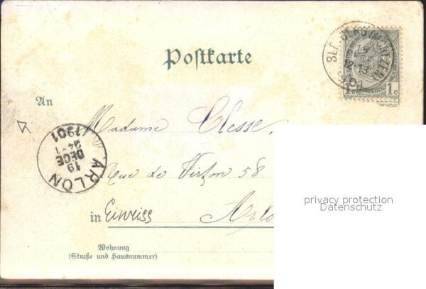 Aachen Dom Burtscheid Lousberg Obelisk Maschiertor Litho – Bild 2