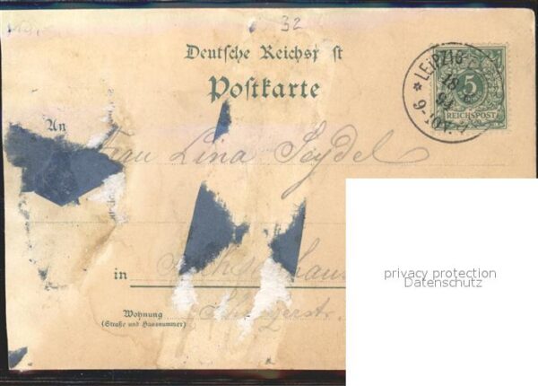 Eutritzsch Gosen-Schaenke Gedicht Gustan Schumann Litho – Bild 2