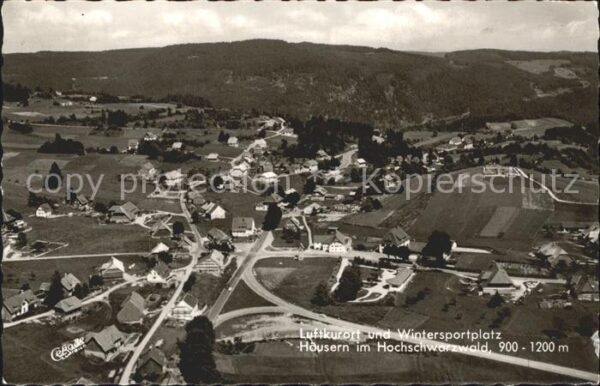 Haeusern Schwarzwald Fliegeraufnahme