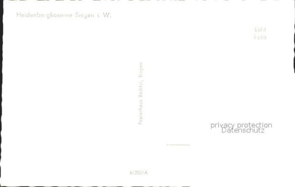 Siegen Westfalen Fliegeraufnahme Heidenbergkaserne – Bild 2