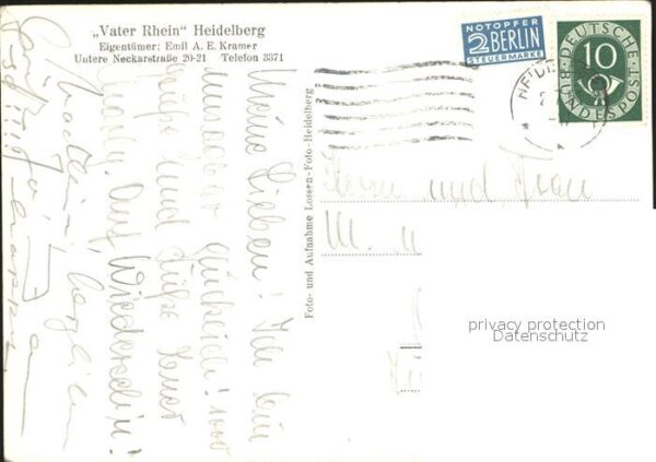 Heidelberg Neckar Vater Rhein – Bild 2