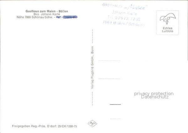 Boellen Gasthaus zum Maien Fliegeraufnahme – Bild 2