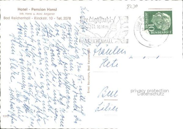 Bad Reichenhall Hotel Pension Hansi – Bild 2