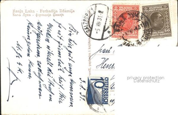 Banja Luka Banjaluka Ferhadija Dzamija Illustration – Bild 2