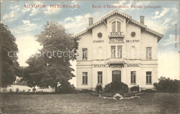 Vilvorde Ecole d Horticulture Facade principale