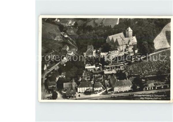Schweinfurt Schloss Meinberg Fliegeraufnahme
