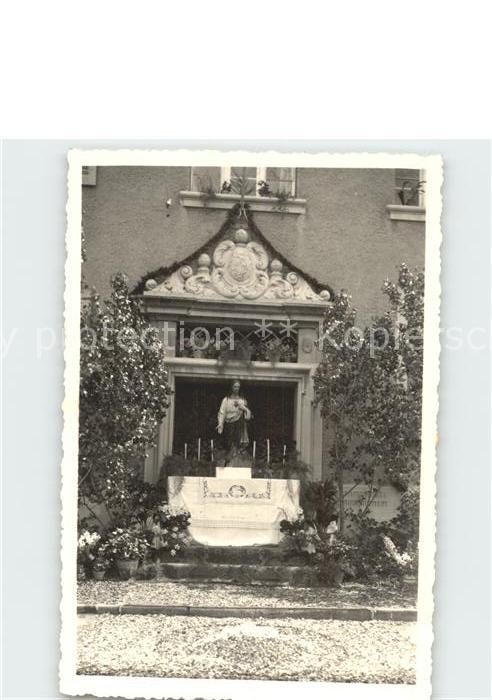 Haltingen Fronleichnam 1959 Alte Schule Altar