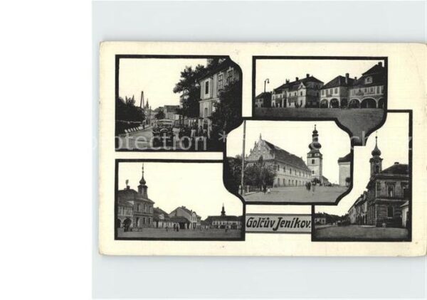 Golcuv Jenikov Goltsch-Jenikau Teilansichten Kirche