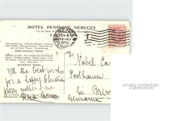 Firenze Florenz Hotel Pensione Nerucci – Bild 2