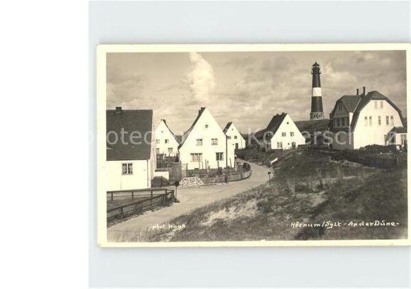 Hoernum Sylt An der Duene Leuchtturm