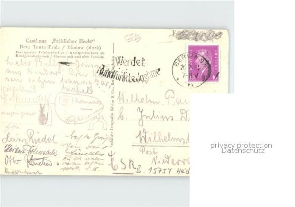 Bindow Fliegeraufnahme Gasthaus Froehlicher Hecht – Bild 2