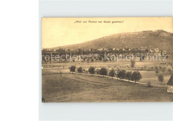 Weil am Rhein Blick von Riehen
