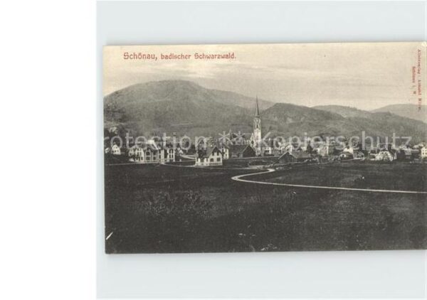 Schoenau Schwarzwald Ortsansicht