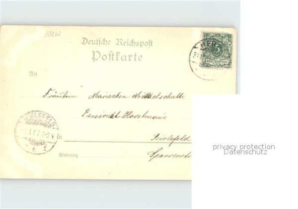 Herne Westfalen Bahnhof Bahnhofstrasse Kirchplatz Kriegerdenkmal Postamt – Bild 2