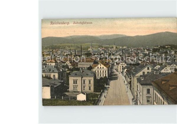 Reichenberg Liberec Boehmen Bahnhofstrasse