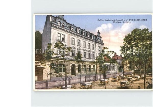 Pirkenhammer Cafe und Restaurant Luxenburg