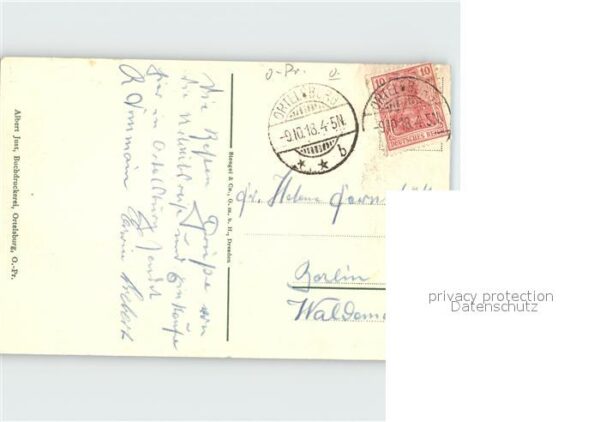 Ortelsburg Ostpreussen Markttreiben zwischen den Ruinen der Stadt – Bild 2