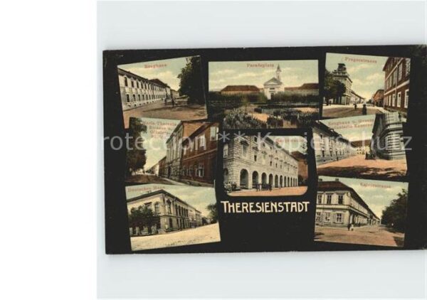 Theresienstadt Tschechien Zeughaus Maria Theresia Str Offizierskasino Paradeplat