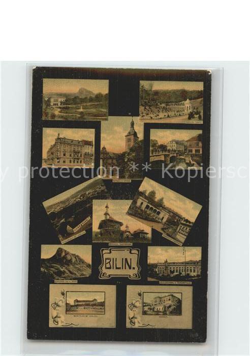 Bilin Bilina Tschechien Quellen Tempel Rathaus Kirche Bielabruecke Total Schloss