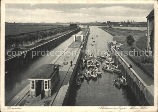 Bremen Schleusenanlagen an der Weser